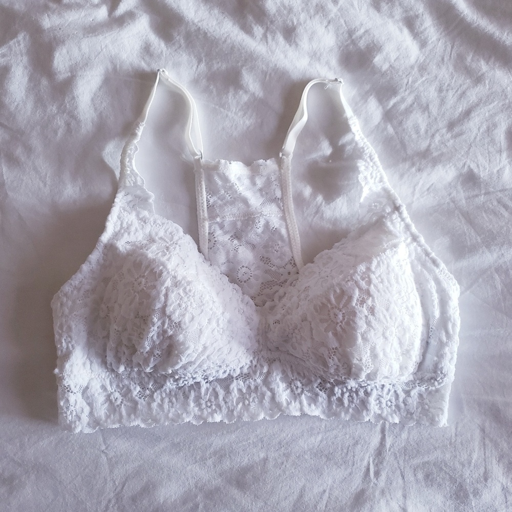 Aerie Padded Lace Racerback Bralette
